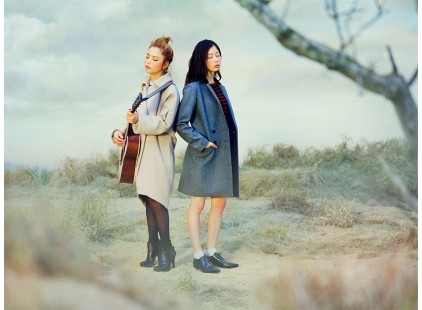 株式会社クロスカンパニー「KOE」広告 Chara、SUMIRE