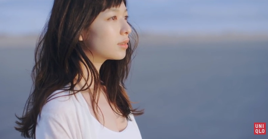 ユニクロ「ブラトップ 2016」CM、グラフィック 森絵梨佳