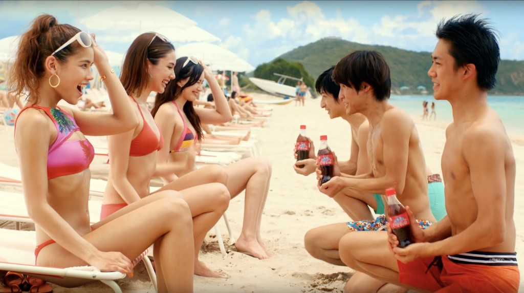 コカ・コーラ TV-CM「コールドサインボトル」篇