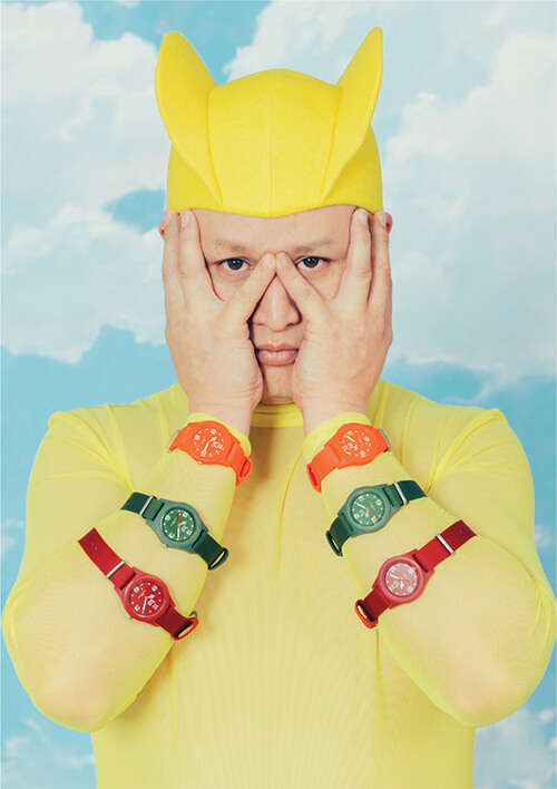 ICE WATCH 2019SS広告『PLAY WITH ICE WATCH』ガリットチュウ福島