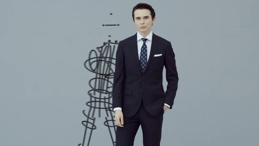 Factory to Customer KASHIYAMA the Smart Tailor webムービー