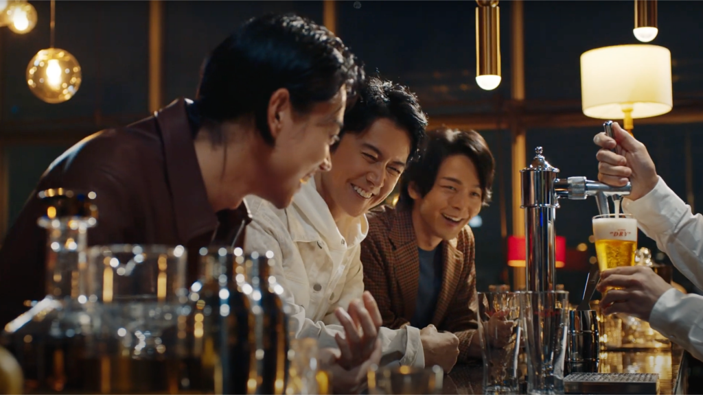 アサヒスーパードライ TVCM 「新しい年に、乾杯」篇 中村倫也