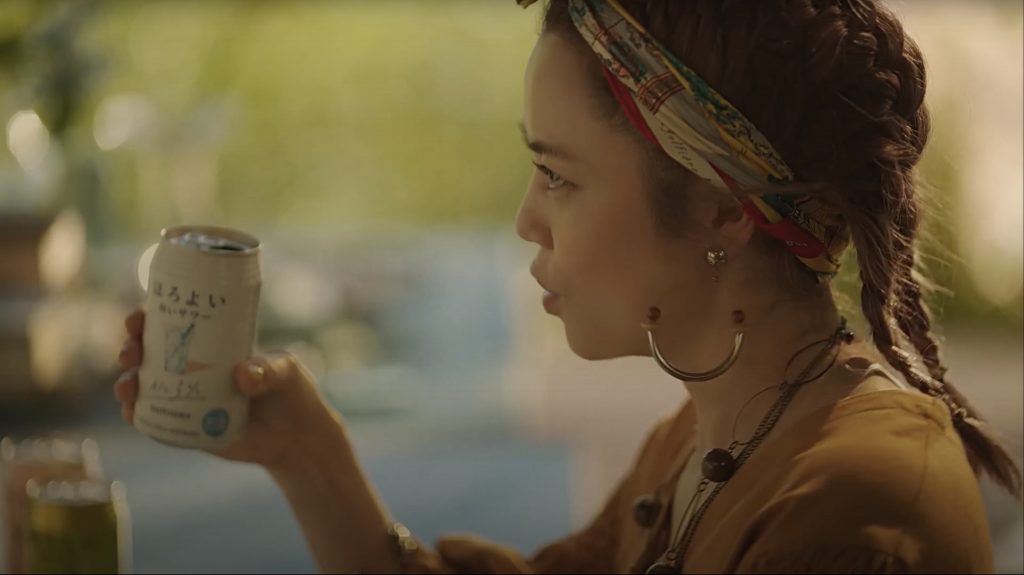 サントリー ほろよい「ほろよいで話そ。春」篇 Chara